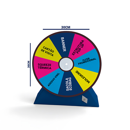 Display roleta de mesa